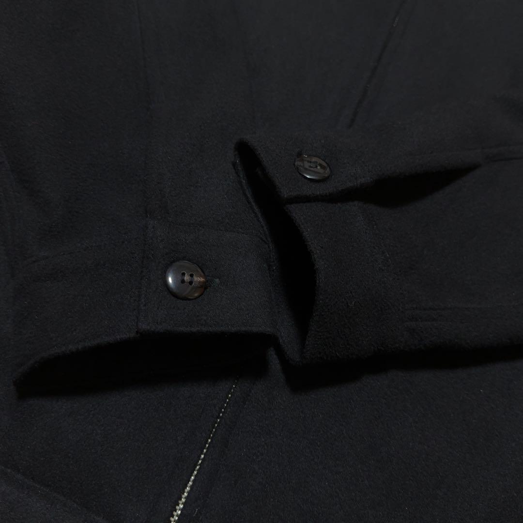 【美品】キャリー　メルトンスウィングトップ　ジャケット　ブルゾン　24AW 黒