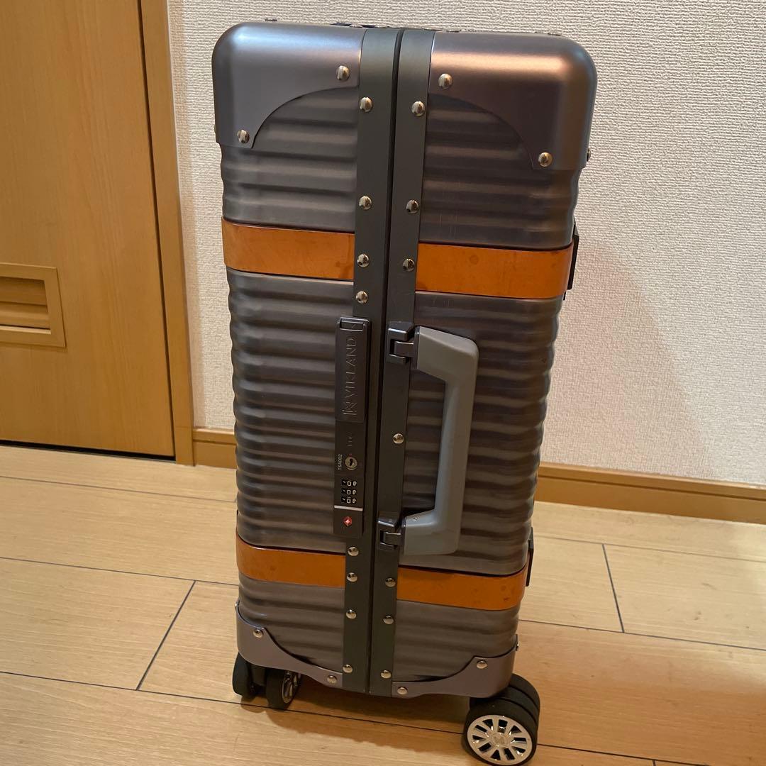 LANZZO スーツケース Viking 19inch グレー/ベージュ
