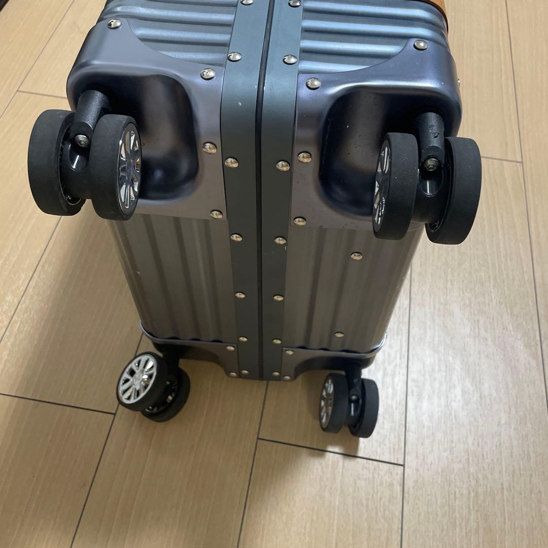LANZZO スーツケース Viking 19inch グレー/ベージュ