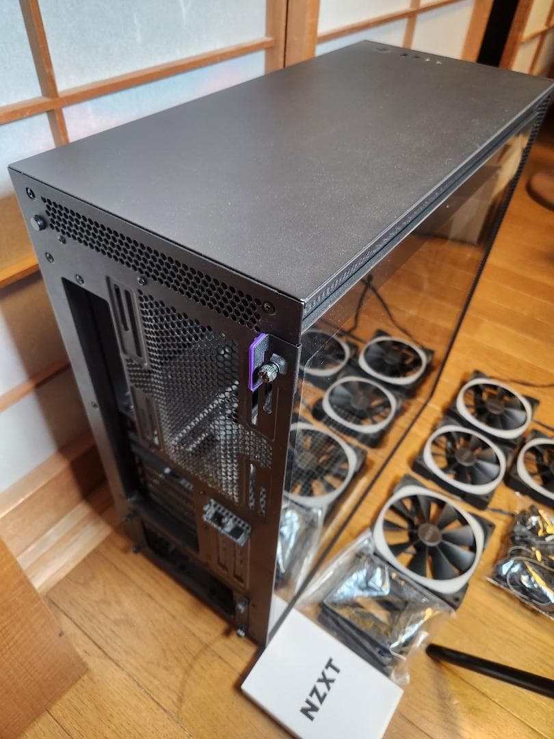 NZXT H710i ミッドタワーATXケース 120 140 RGBファン付