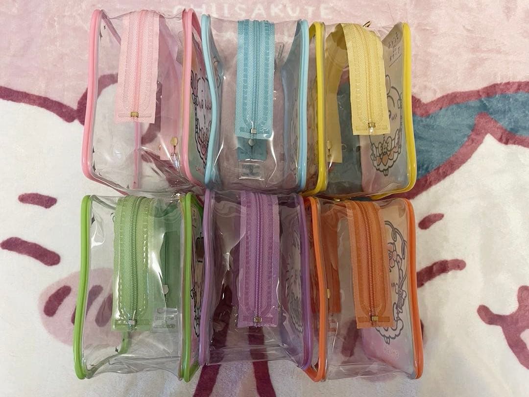 超まじかるちいかわ　パワーアップマスコット　クリアポーチ　12点セット