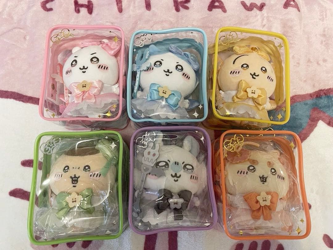 超まじかるちいかわ　パワーアップマスコット　クリアポーチ　12点セット