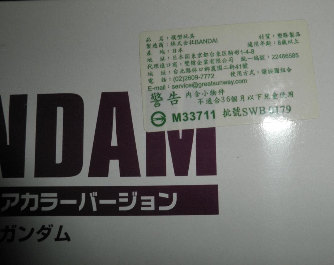 大珍品ガンプラ)海外限定1/100ブリッツガンダム　フルカラークリア
