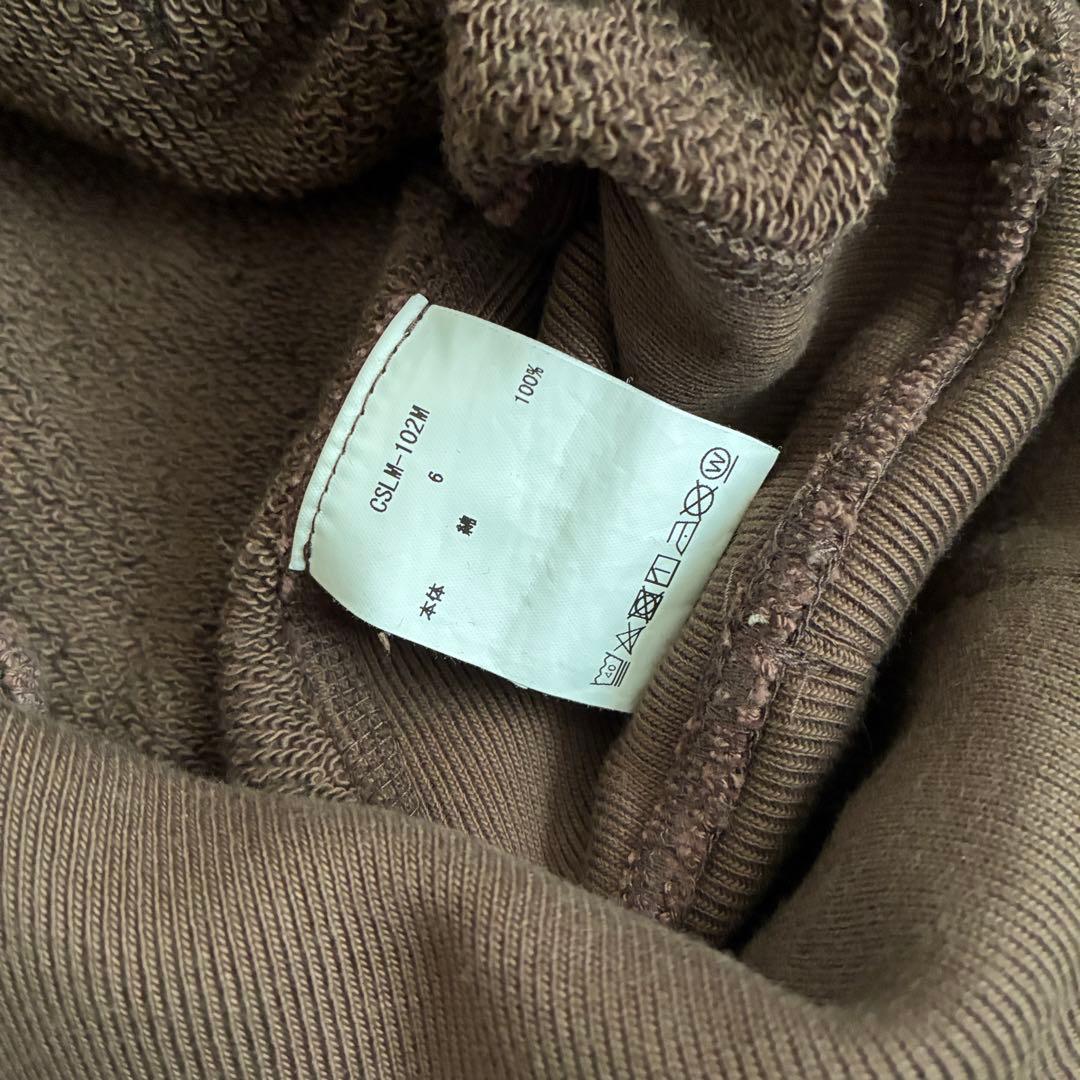 CIOTA 吊り裏毛 スウェット パーカー 茶 6 スビンコットン 日本製