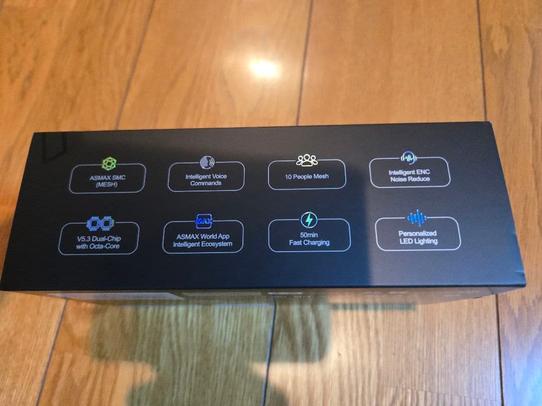 ASMAX F1 Bluetooth ヘッドセット(2台セット)