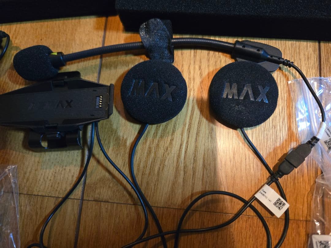 ASMAX F1 Bluetooth ヘッドセット(2台セット)