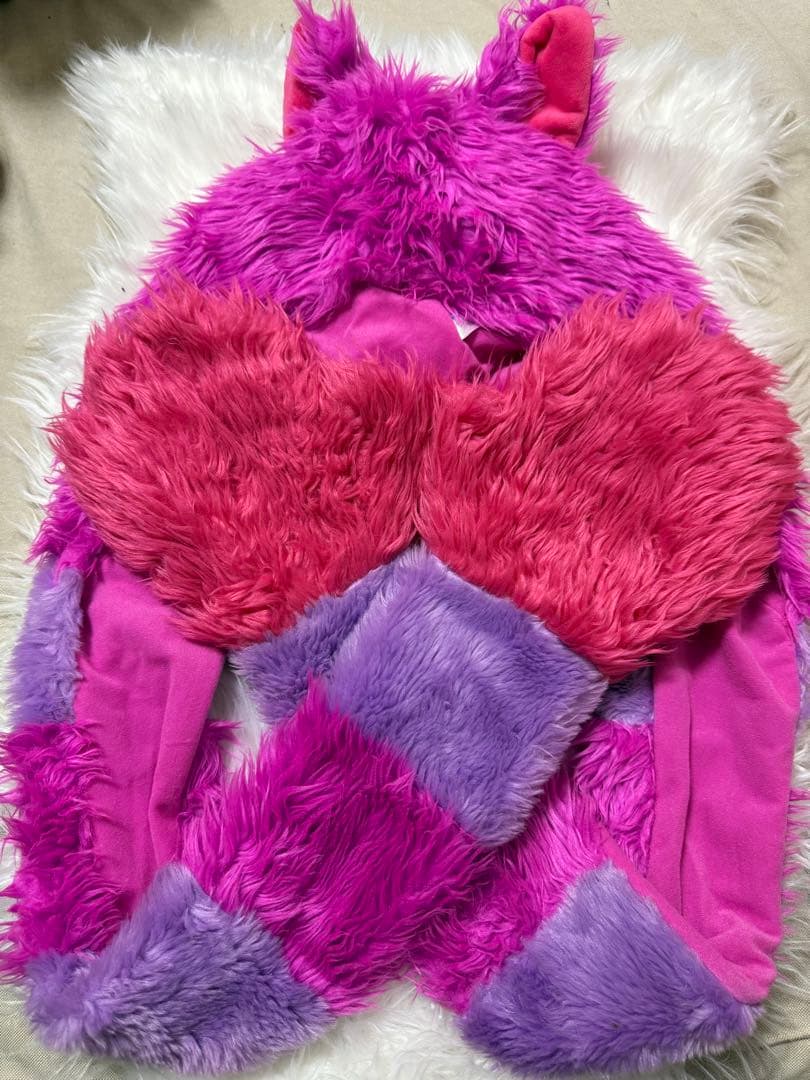 ☺*︎様 チェシャ猫　マフラーキャップ　ファンキャップ　ディズニー