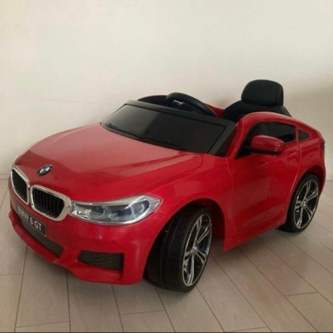 正規ライセンス BMW 6 GT 電動乗用カー 乗用玩具 赤
