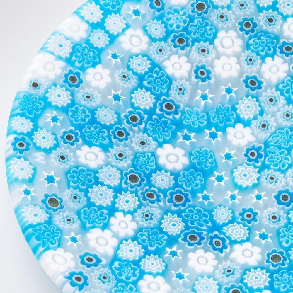 吹きガラス ミルフィオリ ムラーノガラス ヴェネチアングラス/小皿/江波冨士子