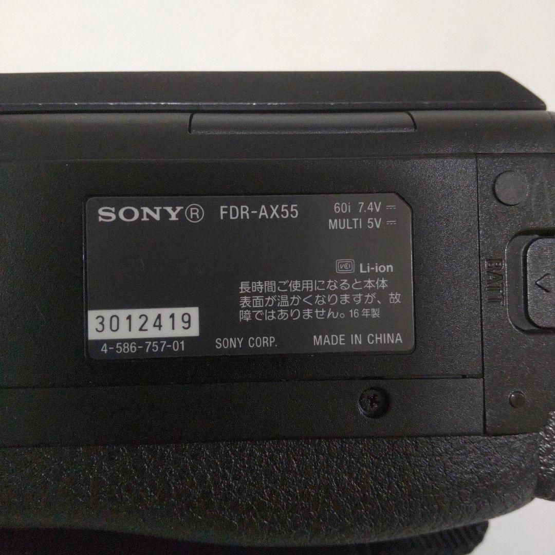 SONY FDR-AX55 4Kビデオカメラ本体
