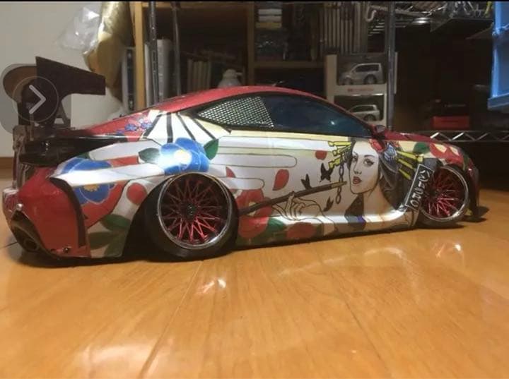 youtubeで動画配信されているドリフトエンジンカー 花魁