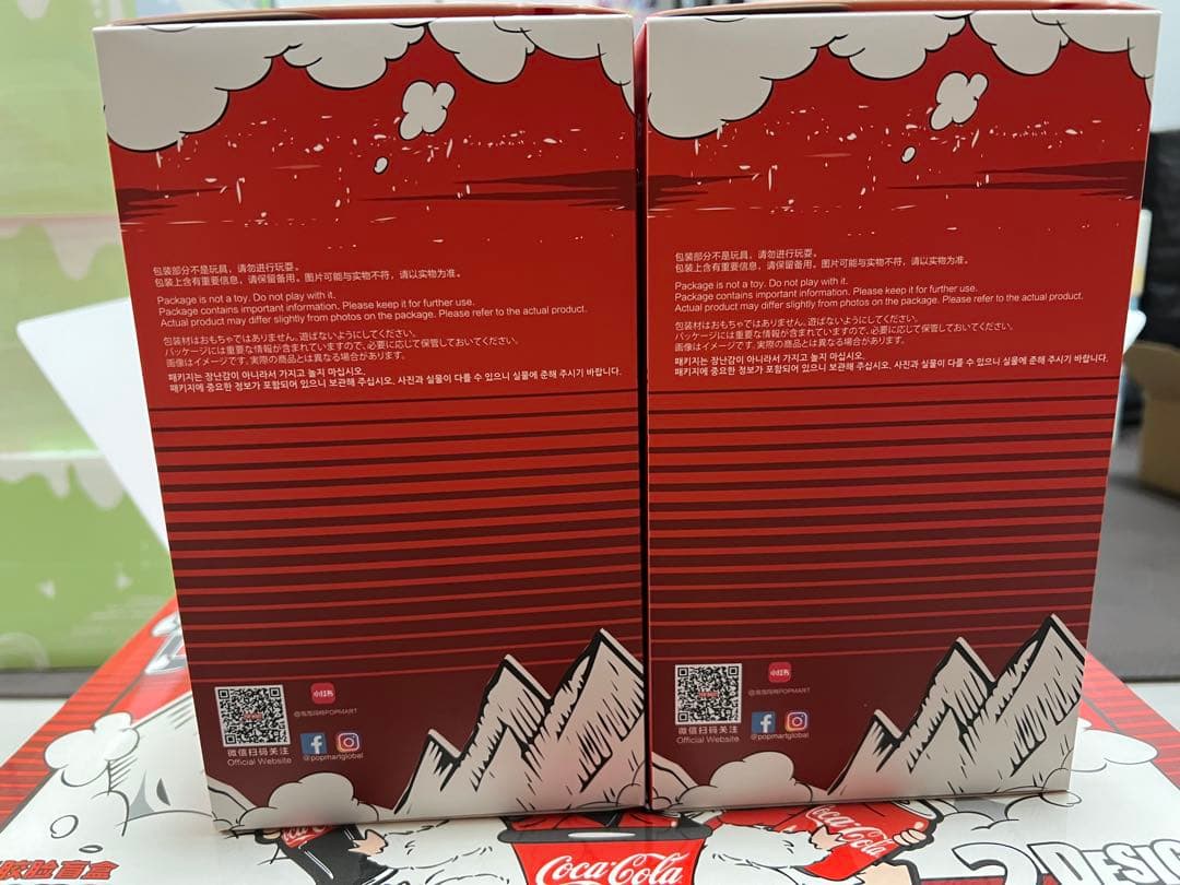 【新品未開封】 ラブブ LABUBU コカコーラ　Coca-Cola 2個