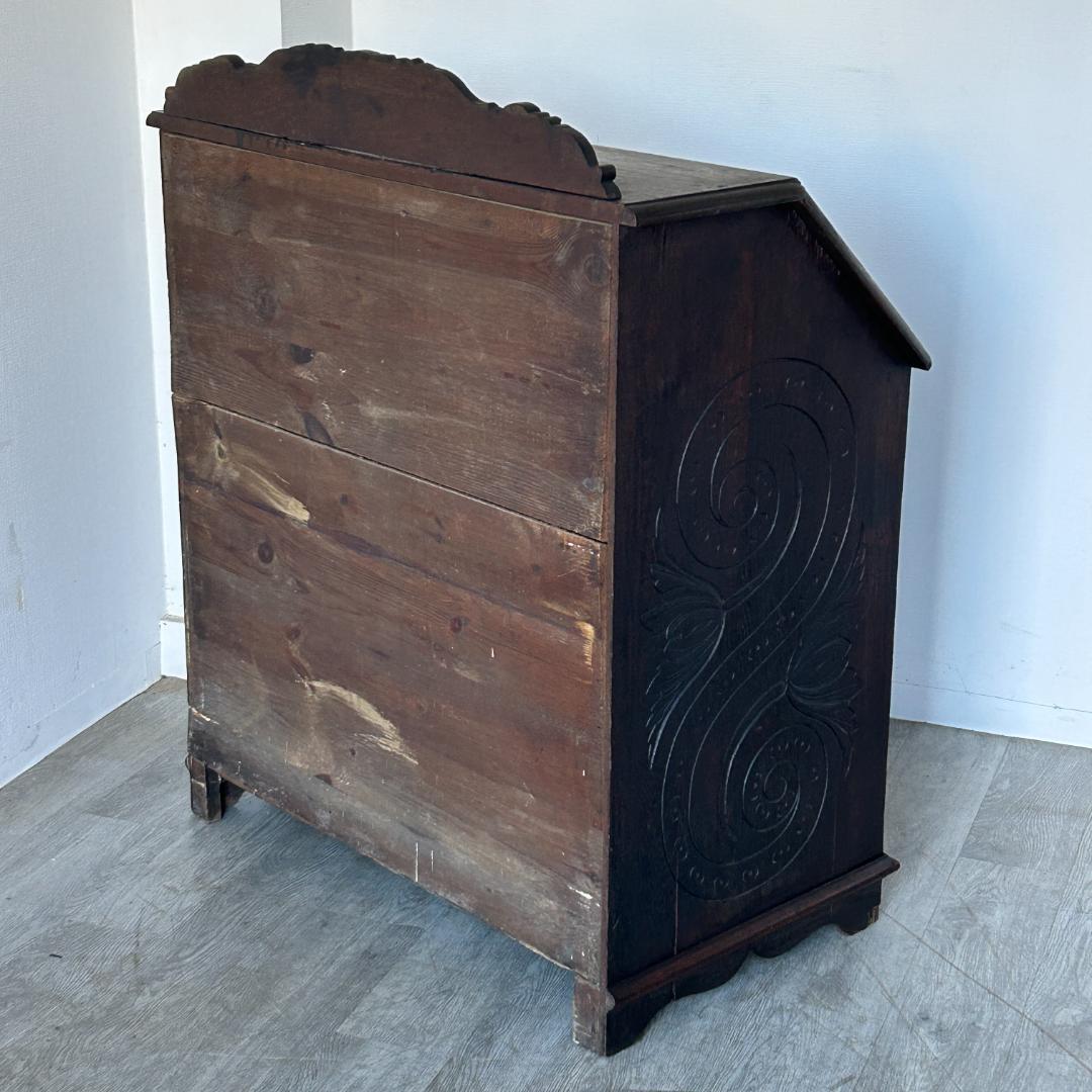 イギリス アンティーク家具 ビューロー　机 1900年頃 883A