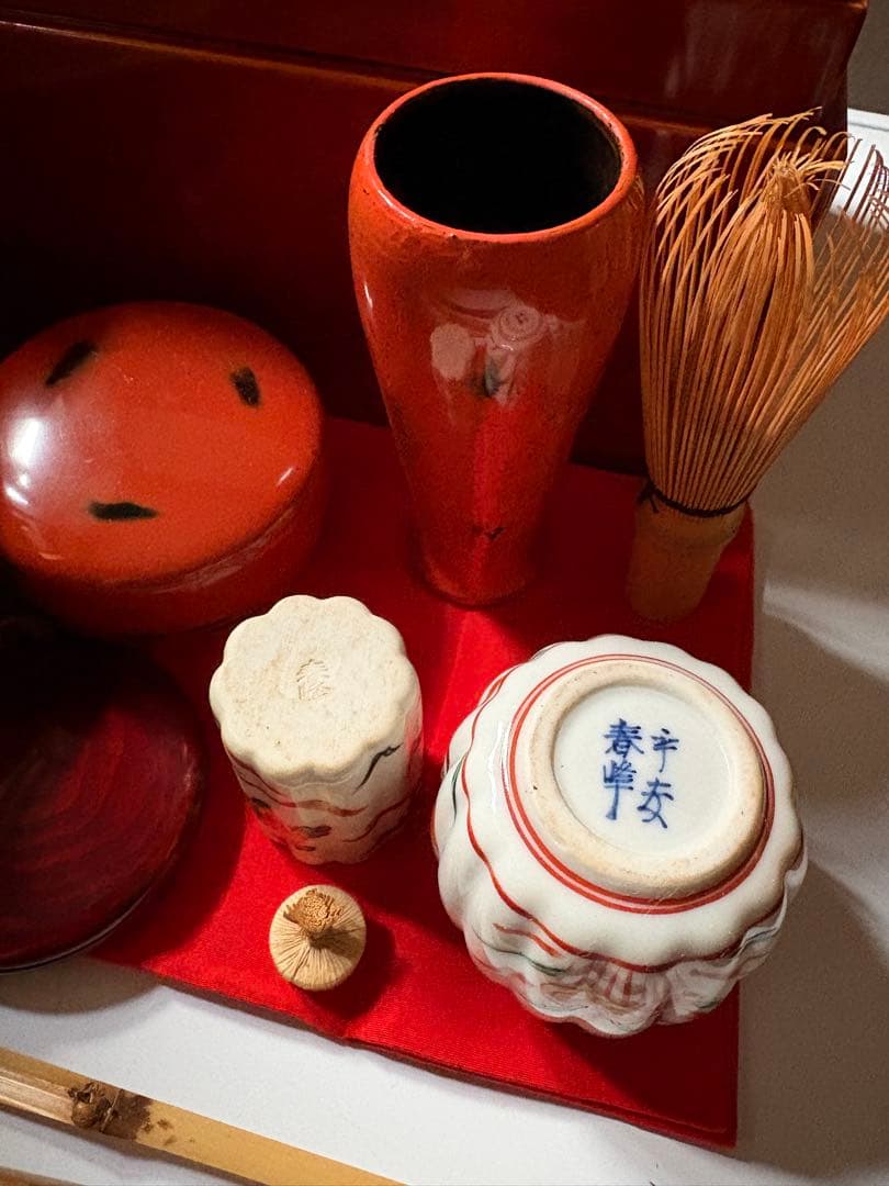 茶道具セット 茶箱と茶器
