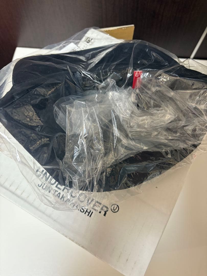 25aw UNDERCOVER 総柄ベースボールキャップ ブラック