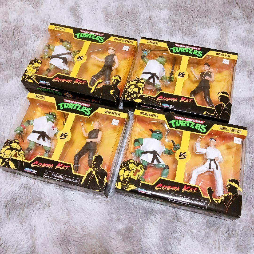 ✨海外限定✨タートルズ×コブラ会 4種コンプリートフィギュアセット♦2021