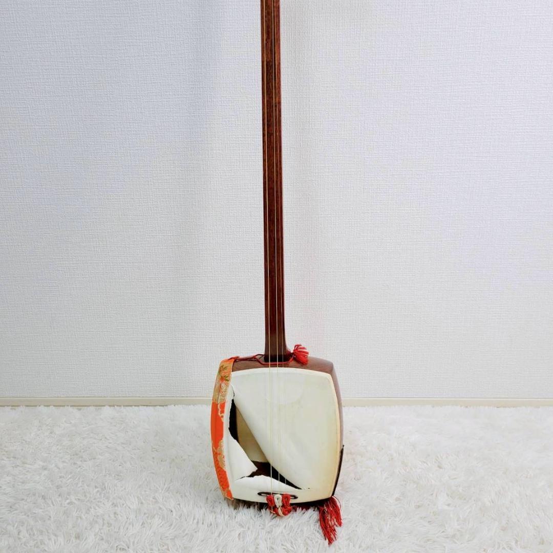 【ハードケース付】 三味線 太棹 プロ仕様 現状品 Y2