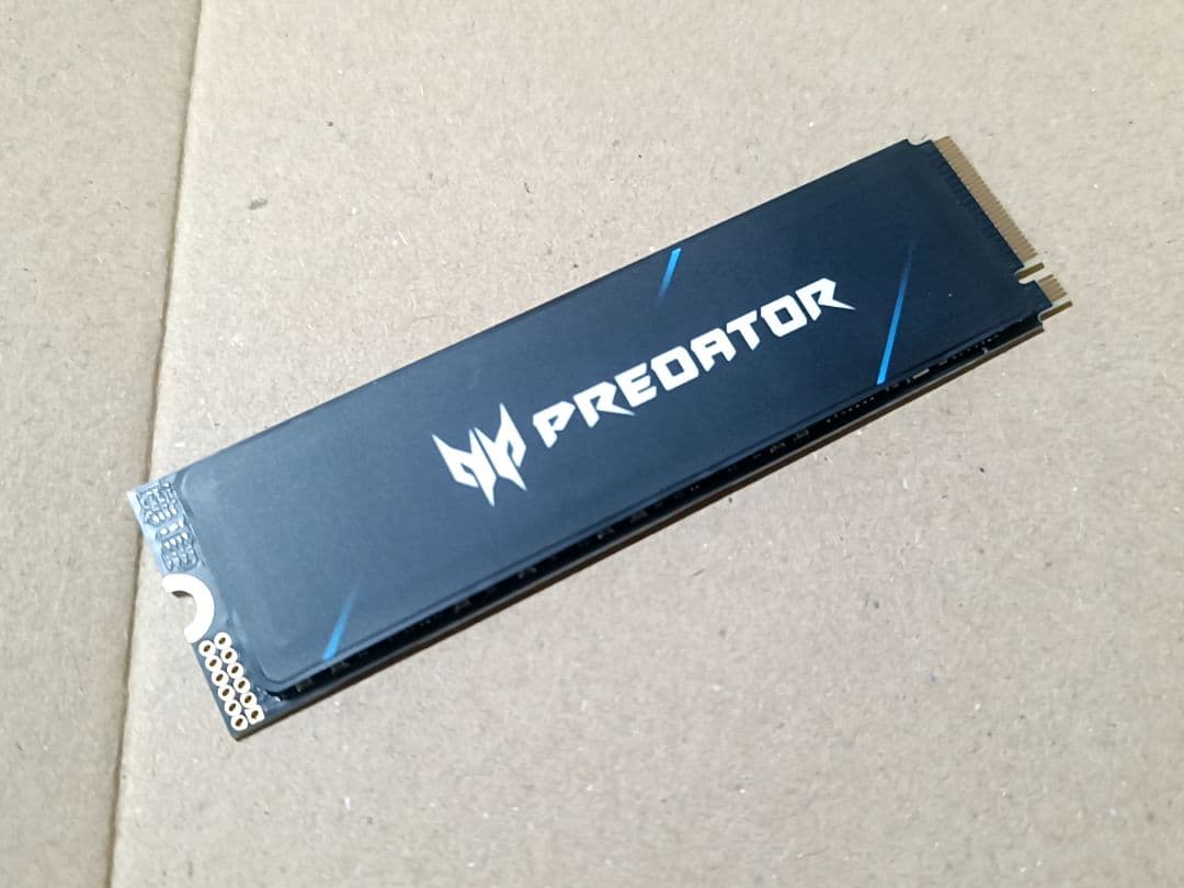 Predator GM7 M.2 SSD2TB PCIe Gen4 DRAMレス