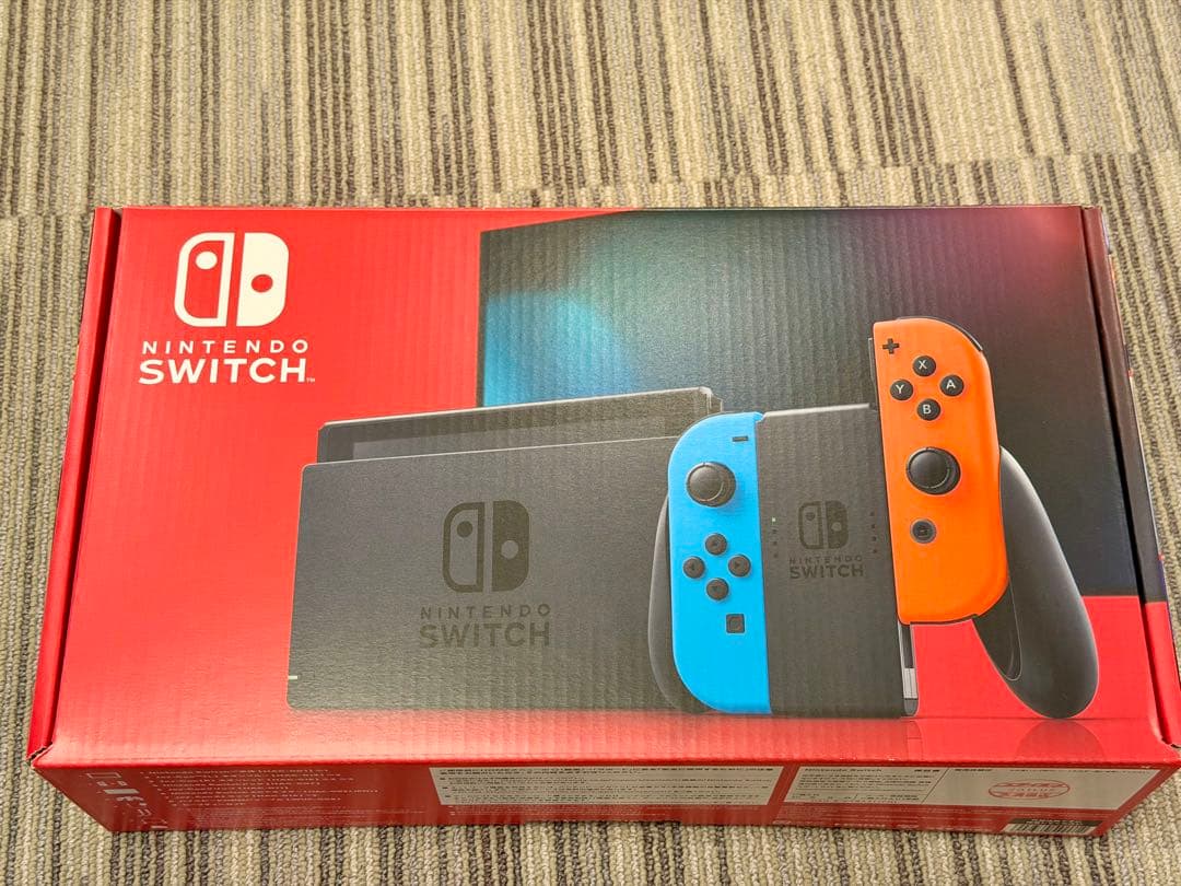 Nintendo Switch 本体 青/オレンジ Joy-Con 4個付き