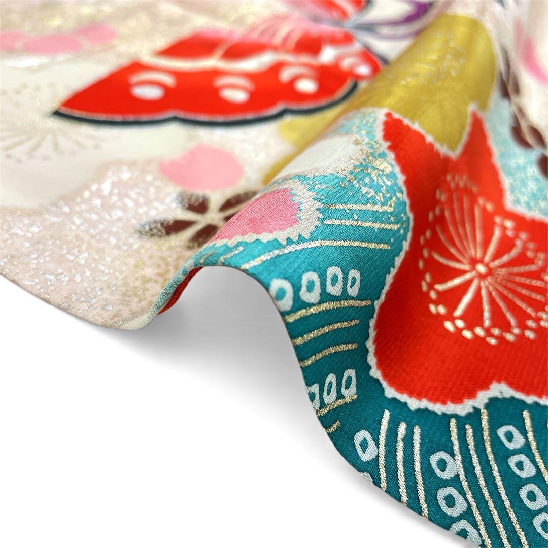 ◎mk-2550　七五三　女の子　着物　7歳　日本製　　12-4