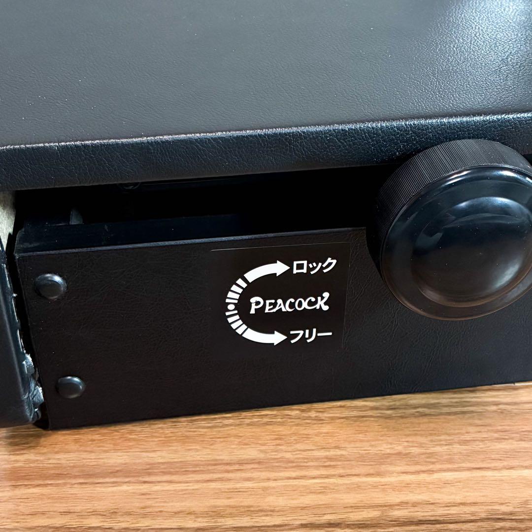 PEACOCK ピーコック ピアノ補助ペダル ブラック 補助台