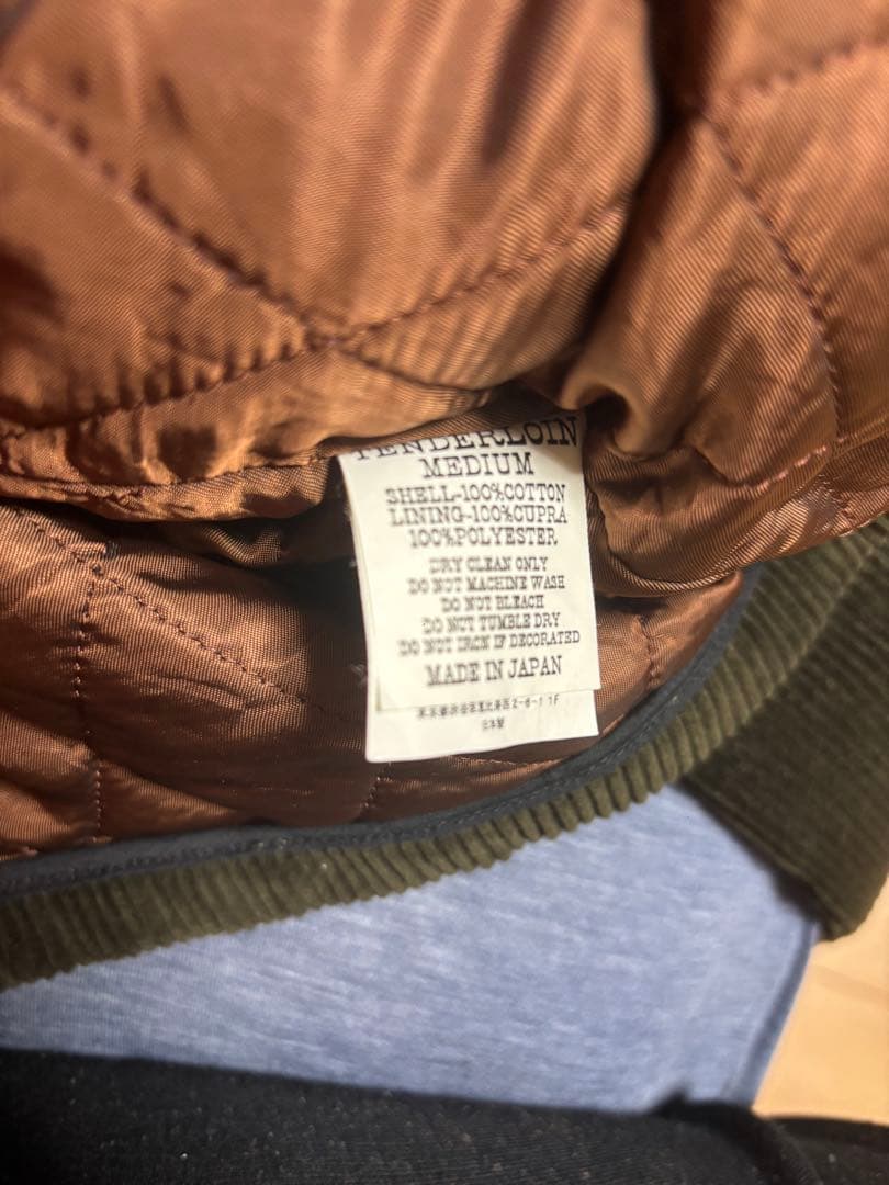 テンダーロイン tenderloin ワークジャケット コーデュロイジャケット