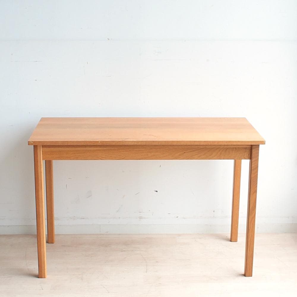 無印良品/MUJI オーク材 110cm デスク 引出付き ZR24069