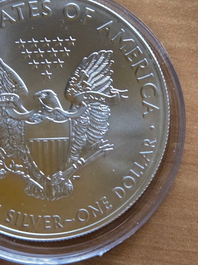 アメリカ　イーグル 銀貨　１オンス 2021年　1ドル