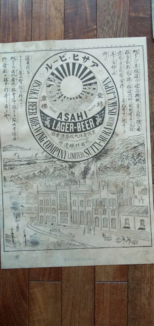 アサヒビール 記念ポスター