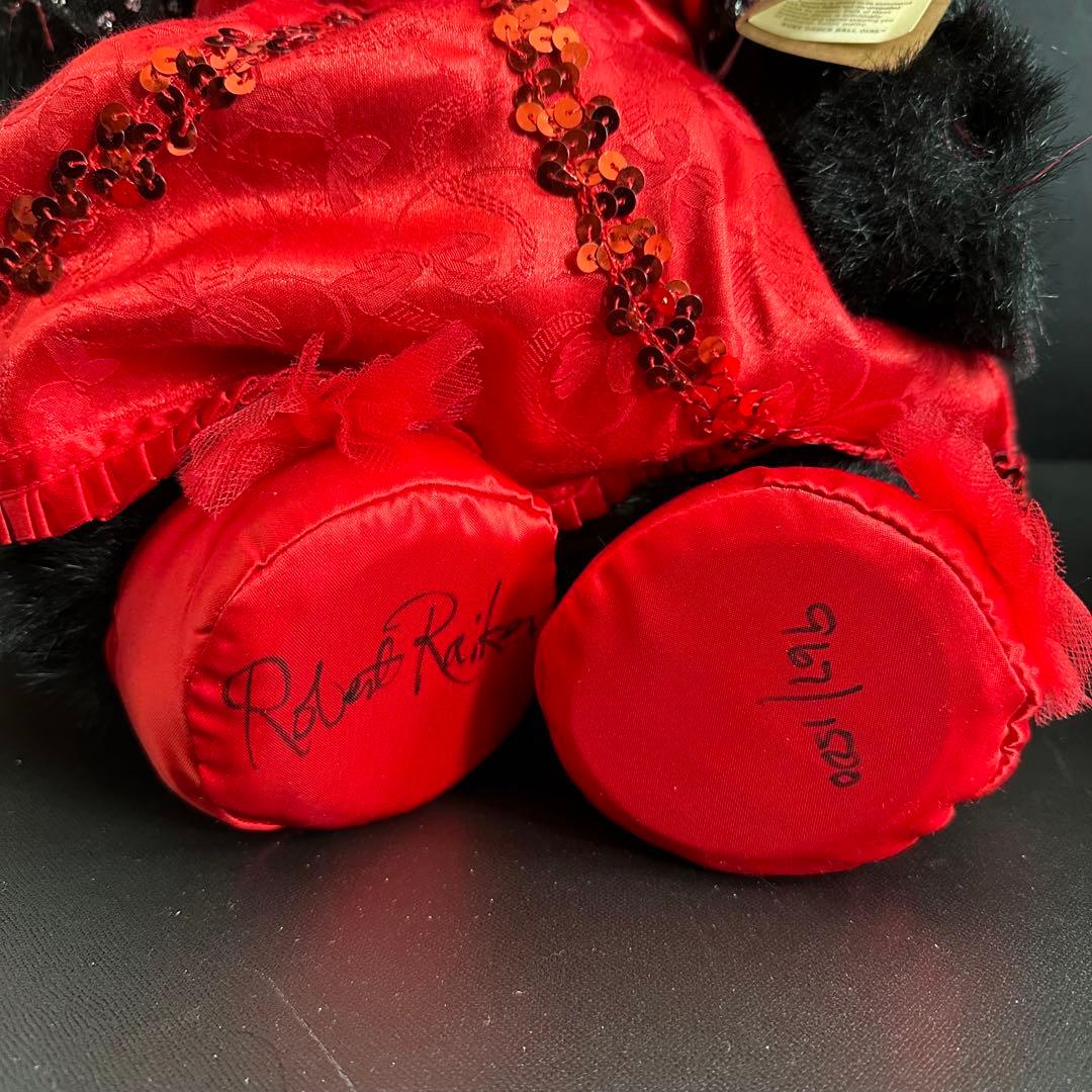 テディベア　Robert raikes bears 木彫り　海外作家レイクスベア