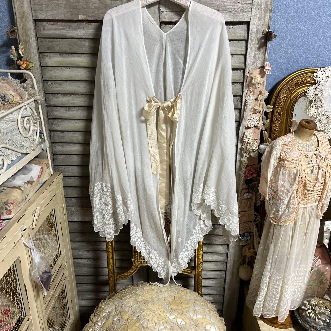 アンティーク　レースストール　フランス