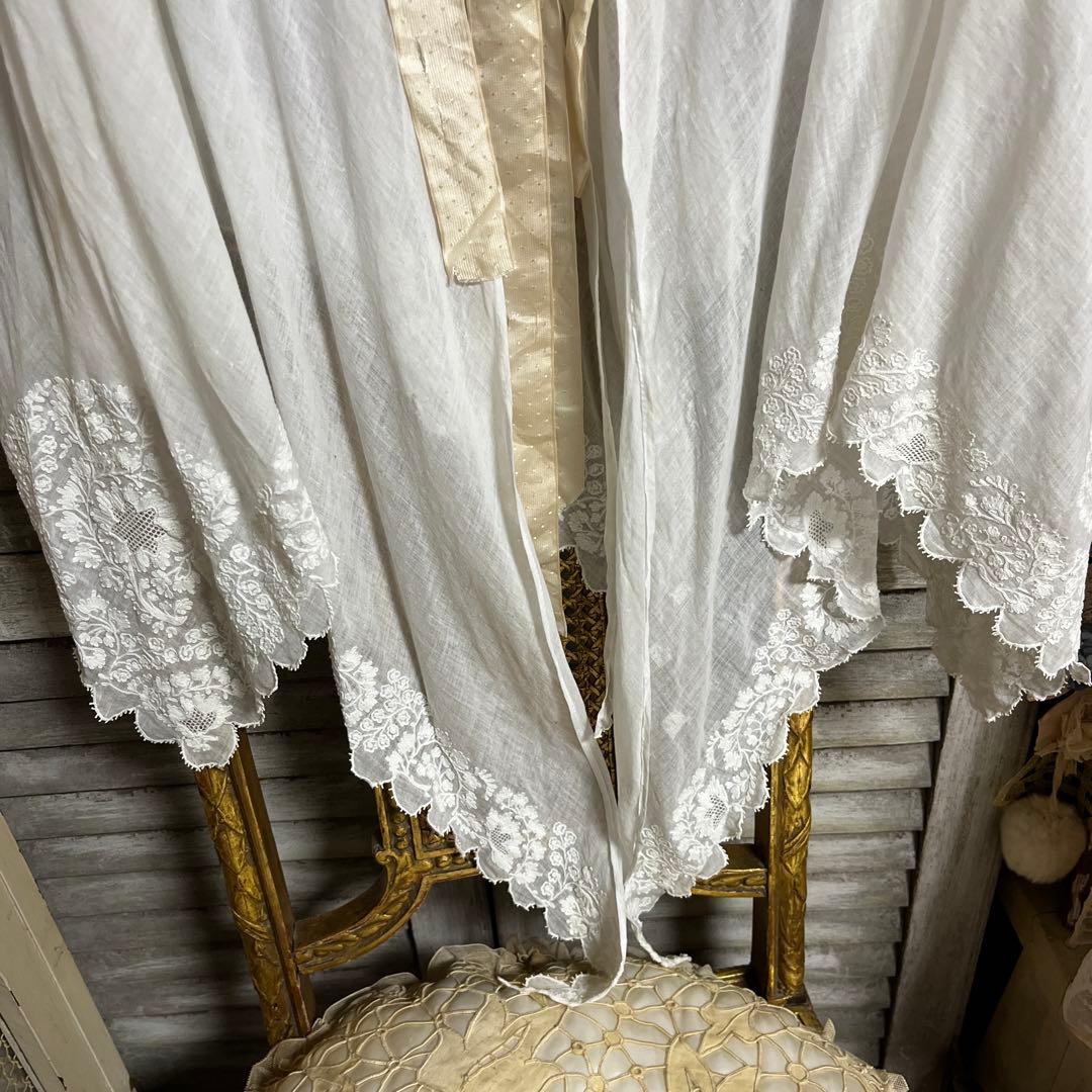 アンティーク　レースストール　フランス