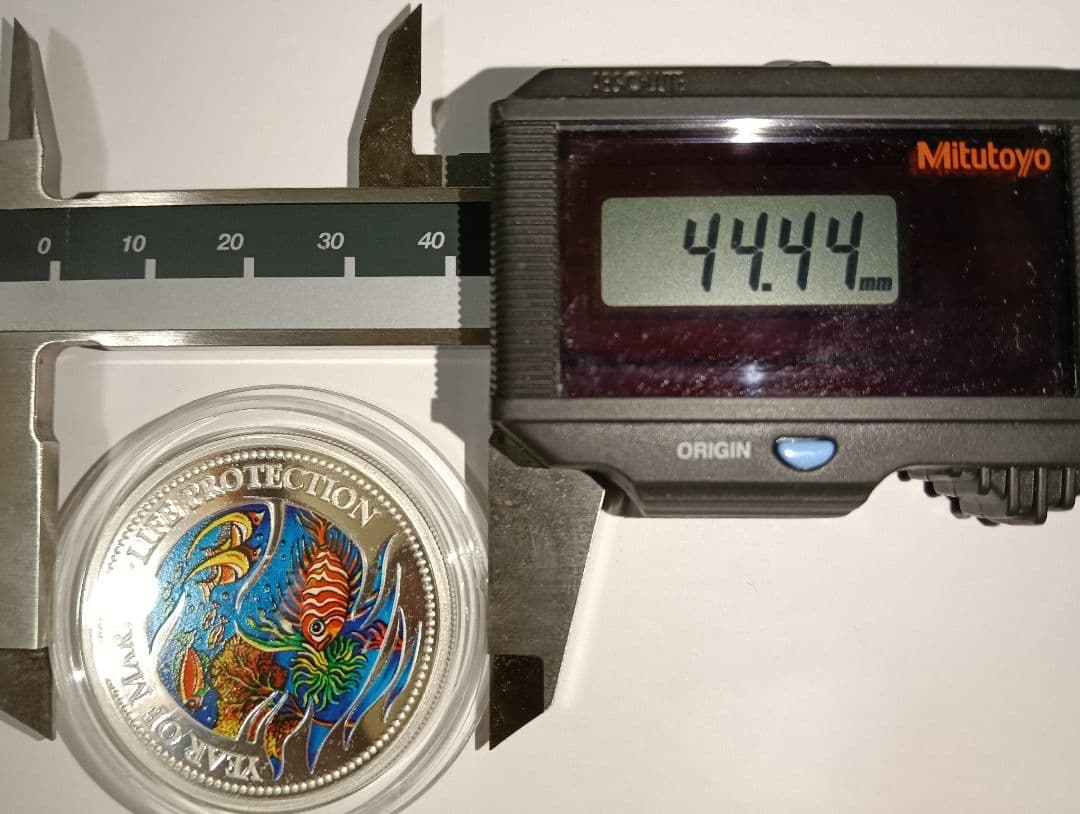 パラオ共和国発行カラー銀貨（Marine ifu Protectionシリーズ）