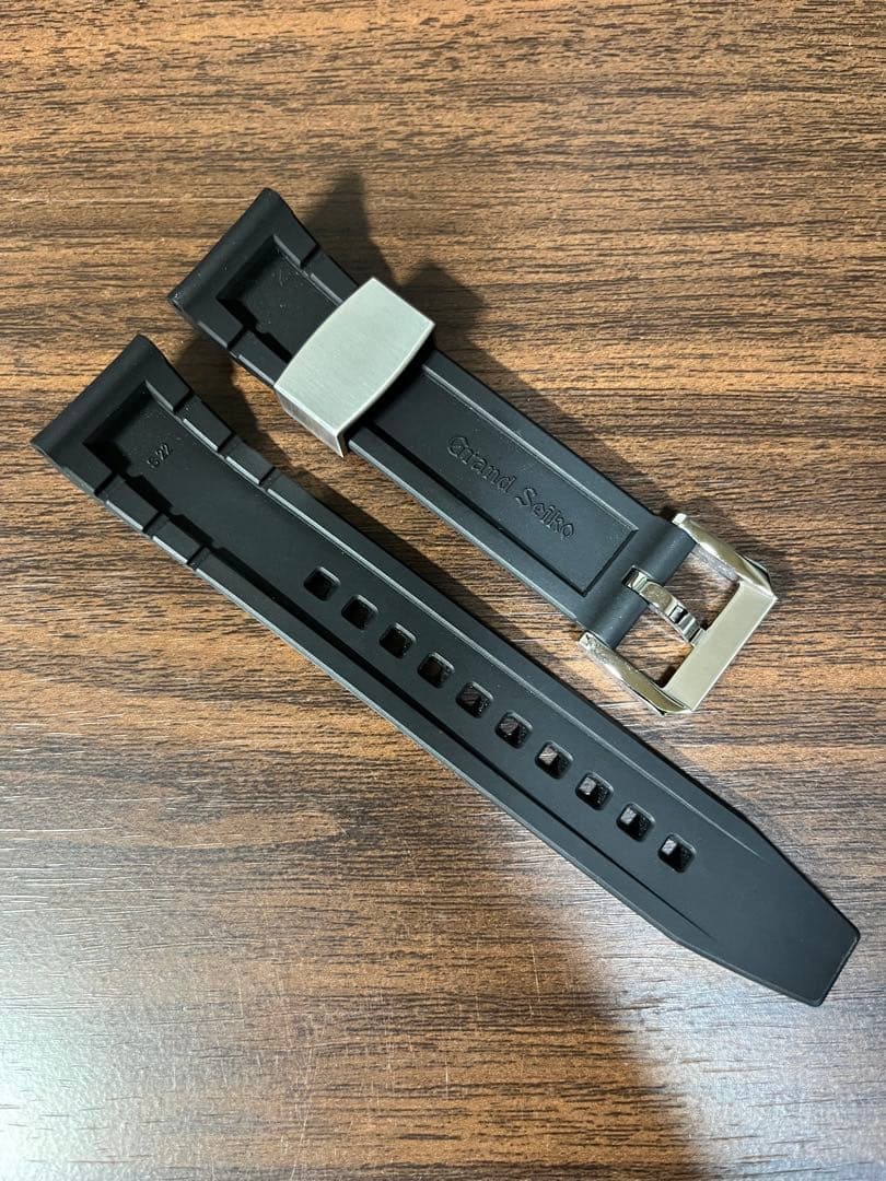 Grand Seiko 純正ラバーベルト 22mm ブラック