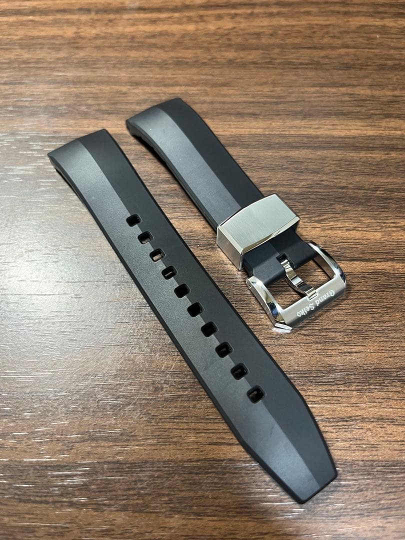 Grand Seiko 純正ラバーベルト 22mm ブラック