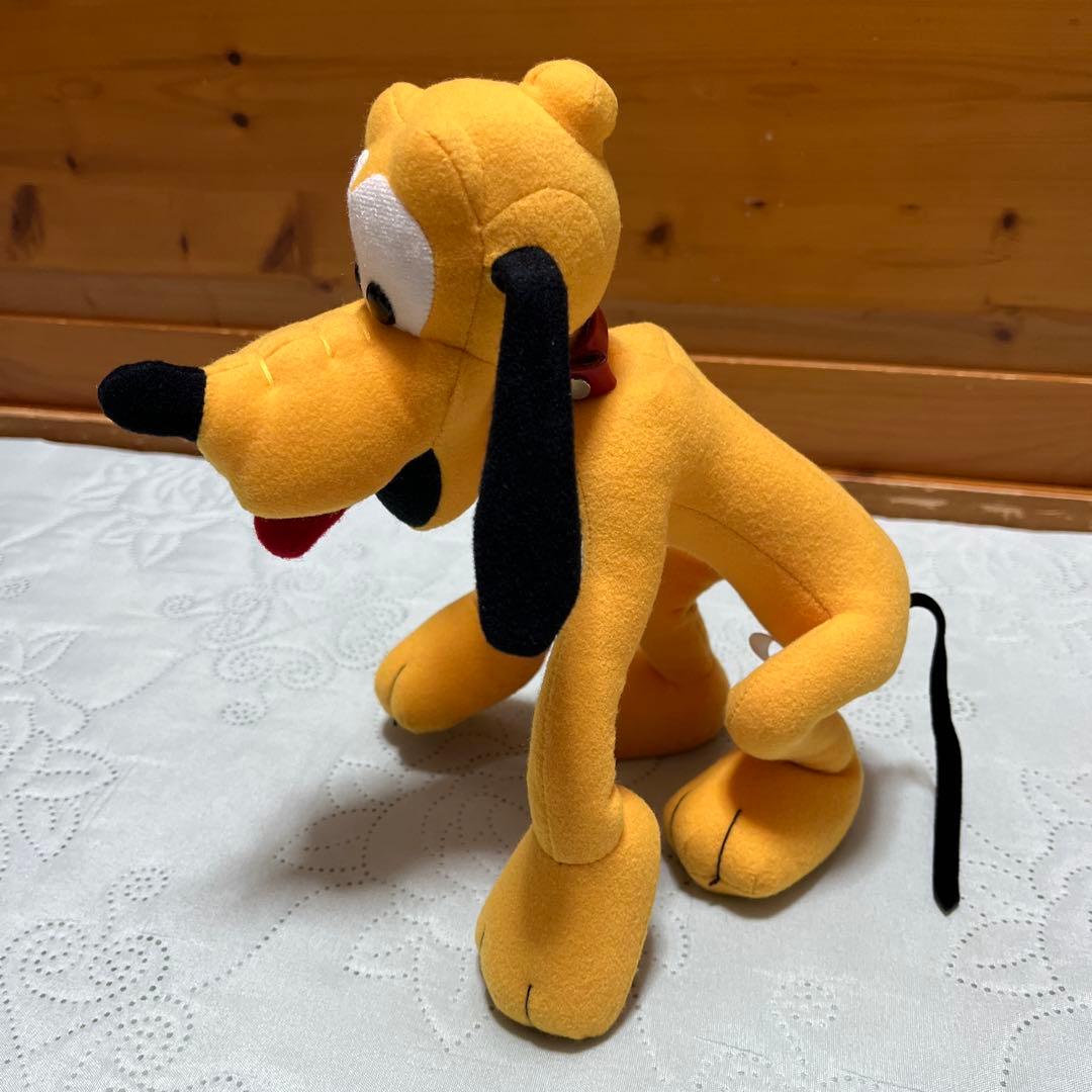 プルートぬいぐるみ(東京ディズニーランド初期)ポージング プルート ワイヤー入り