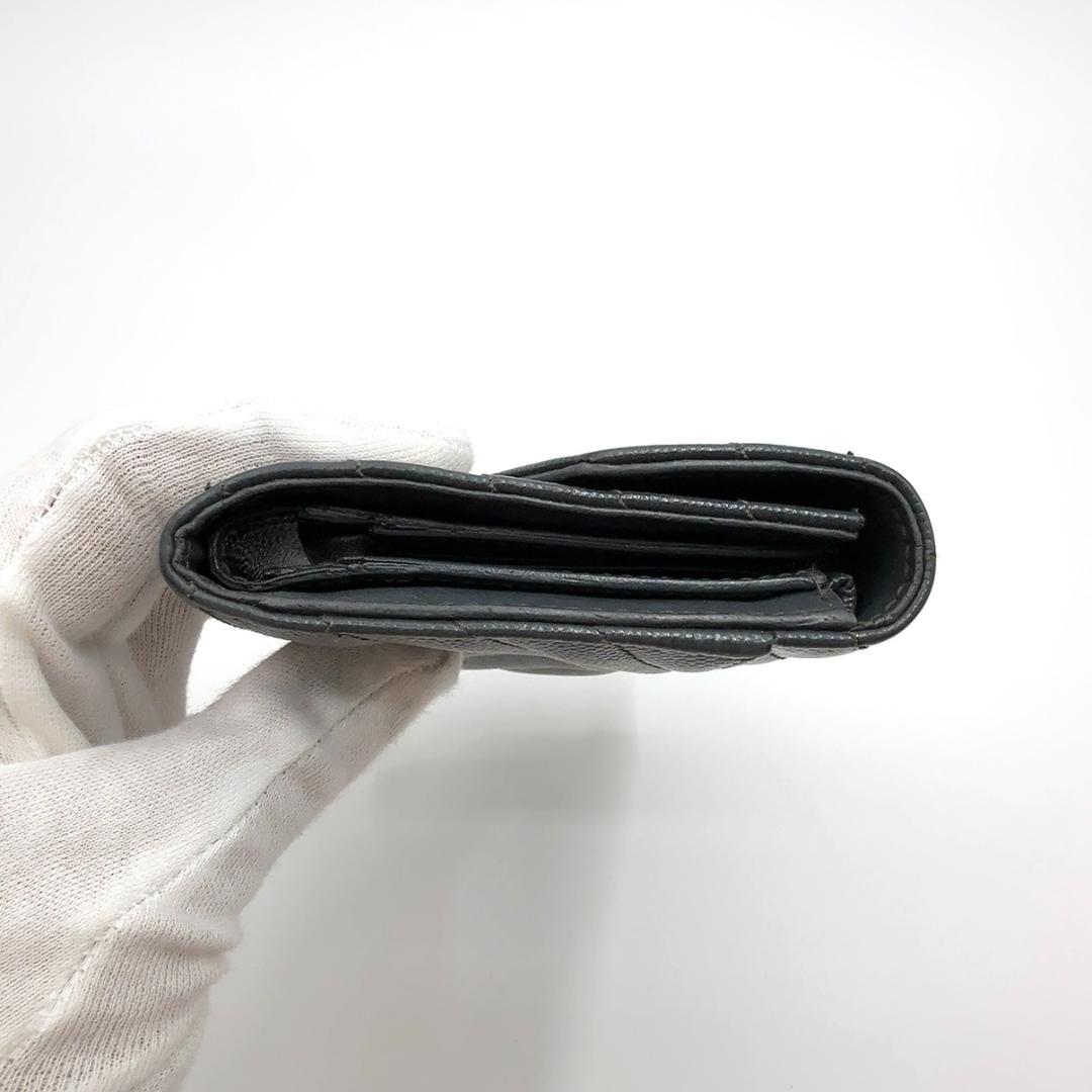 ◇サンローラン◇レザー/Vステッチ/コンパクト/三つ折り財布/PLB403943