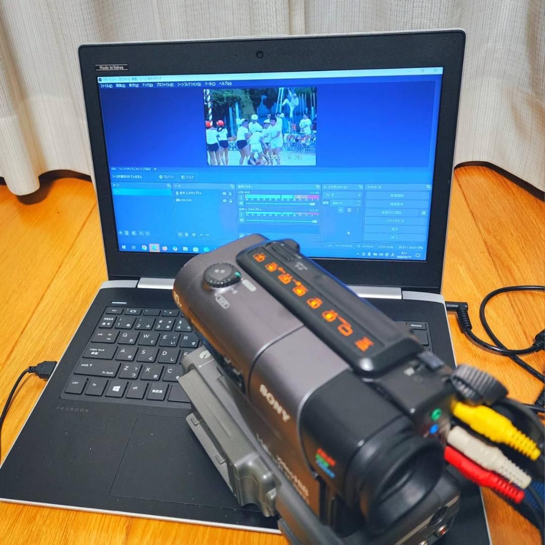【動作確認済】SONY 高画質 Hi8 ビデオカメラ CCD-TR3 説明書 付