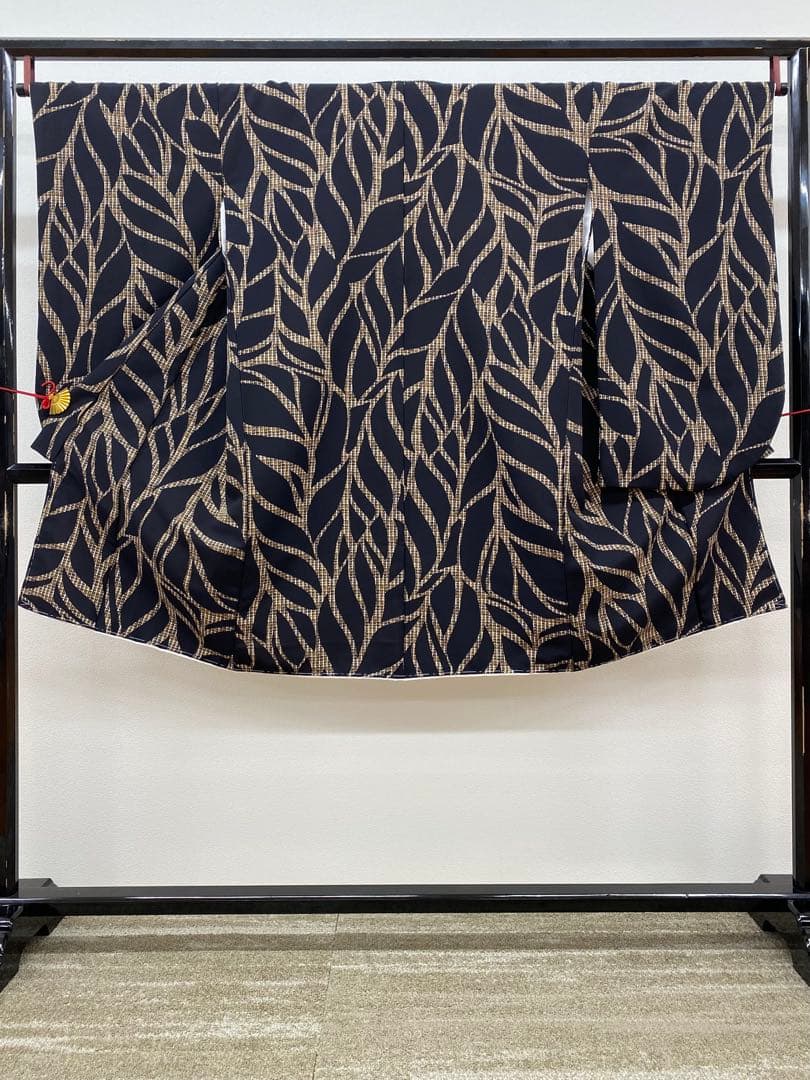 2尺袖 ブランド ポリエステル着物 ラフィーネココ 袴用