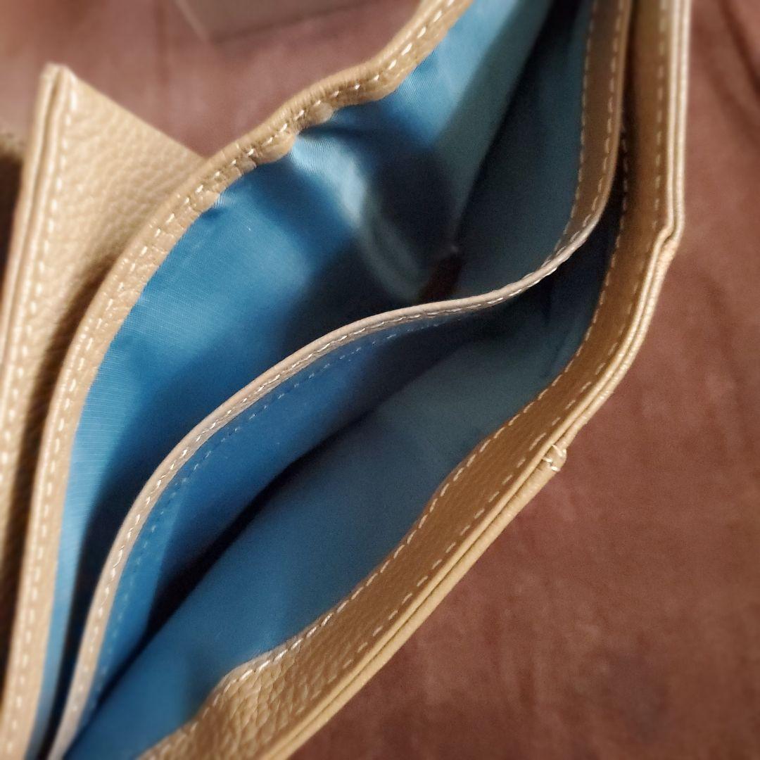 ATAO ゴールド 二つ折り財布