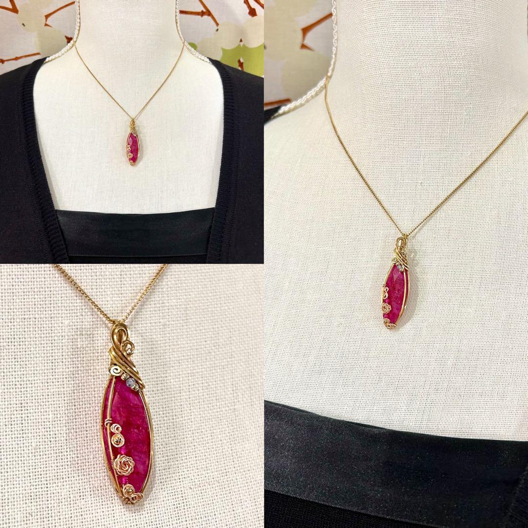 みィ☆ページ☆☆リクエスト3点 ワイヤーラッピング アート ジュエリー