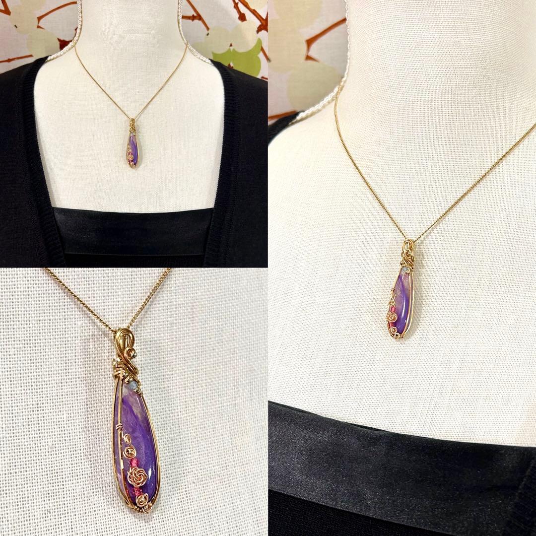 みィ☆ページ☆☆リクエスト3点 ワイヤーラッピング アート ジュエリー