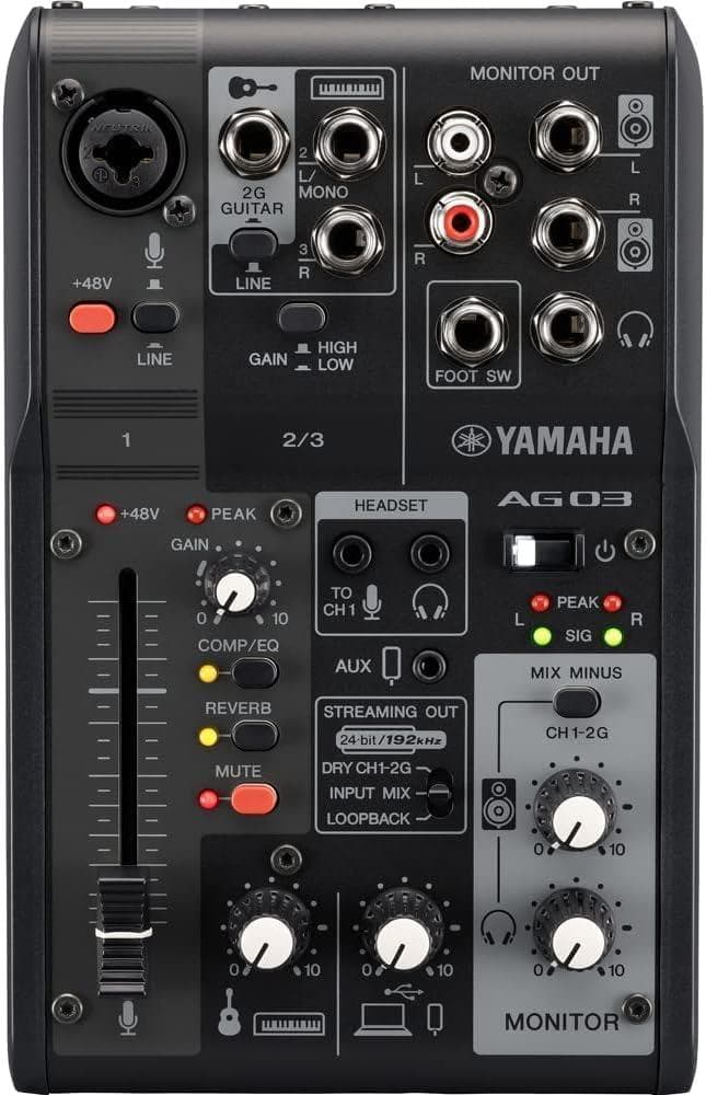 ヤマハ(YAMAHA) AG03MK2 ブラック