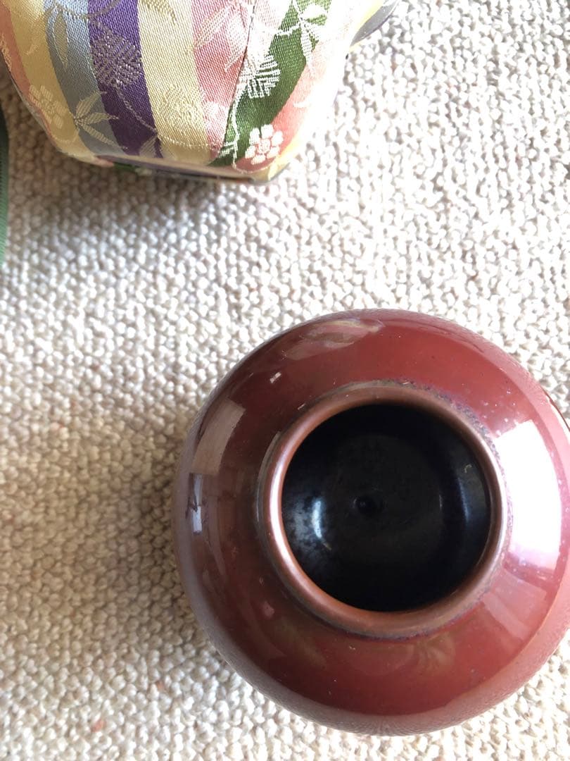 時代　茶入　仕覆　木箱入