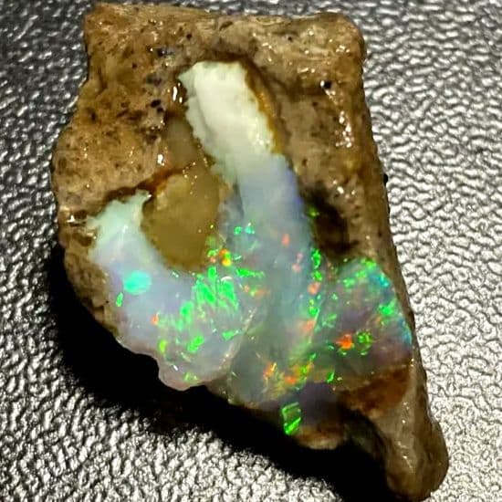 エチオピア　希少チョーク　天然オパール 原石 多色　鉱石　標本　プレシャス