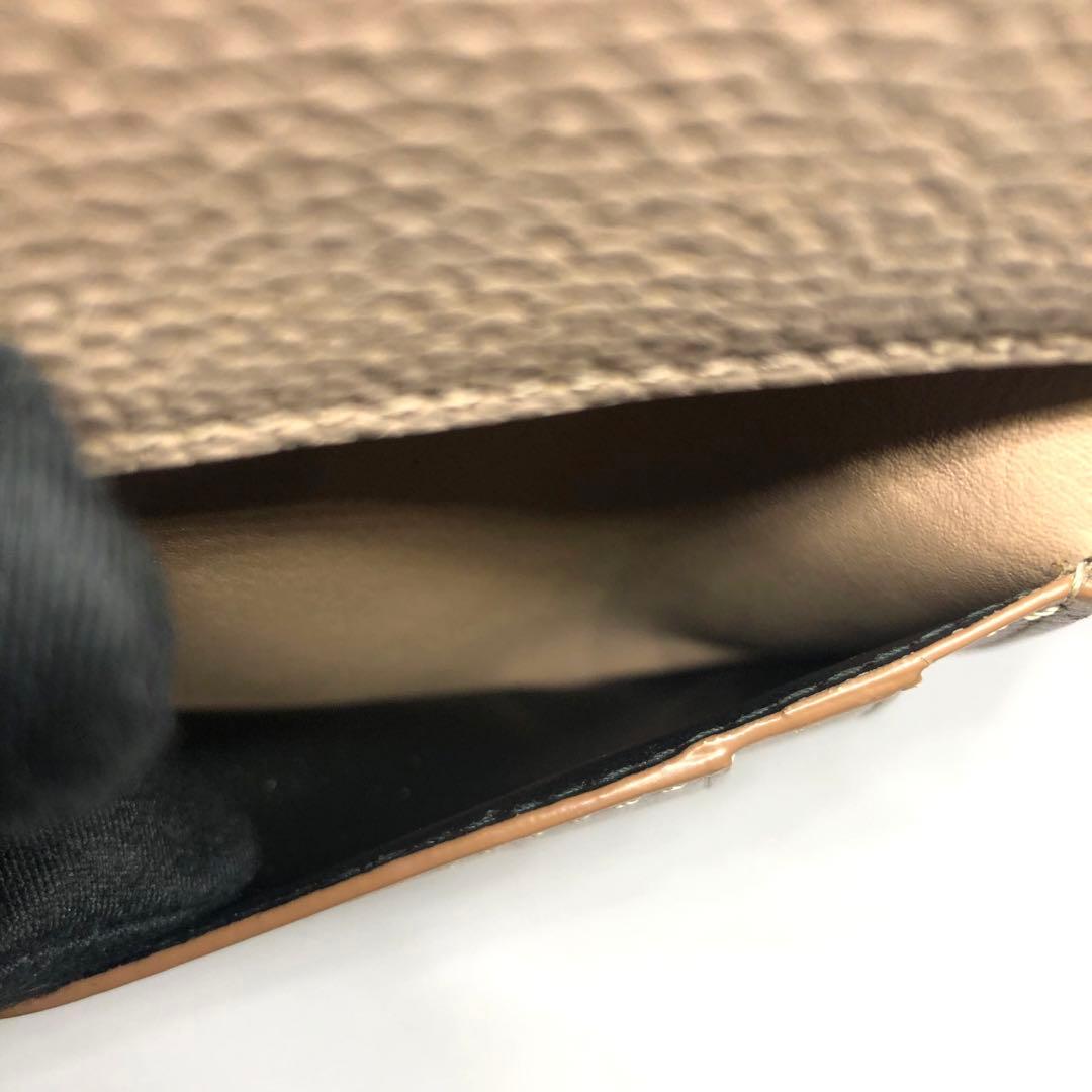 LOEWE アナグラム トライフォールド 三つ折り財布 ベージュ