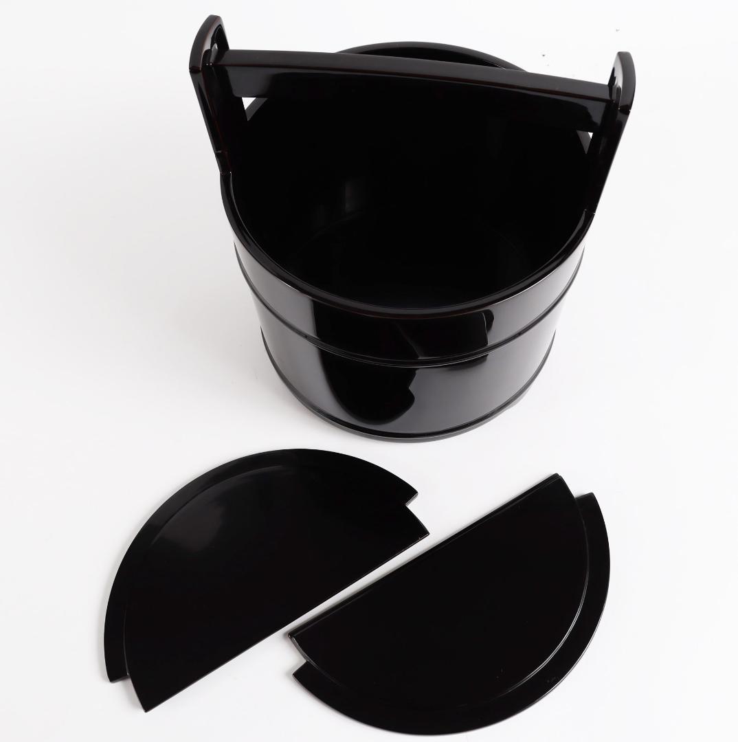 輪島塗 手桶水指 高橋秋峰 茶道具 共箱