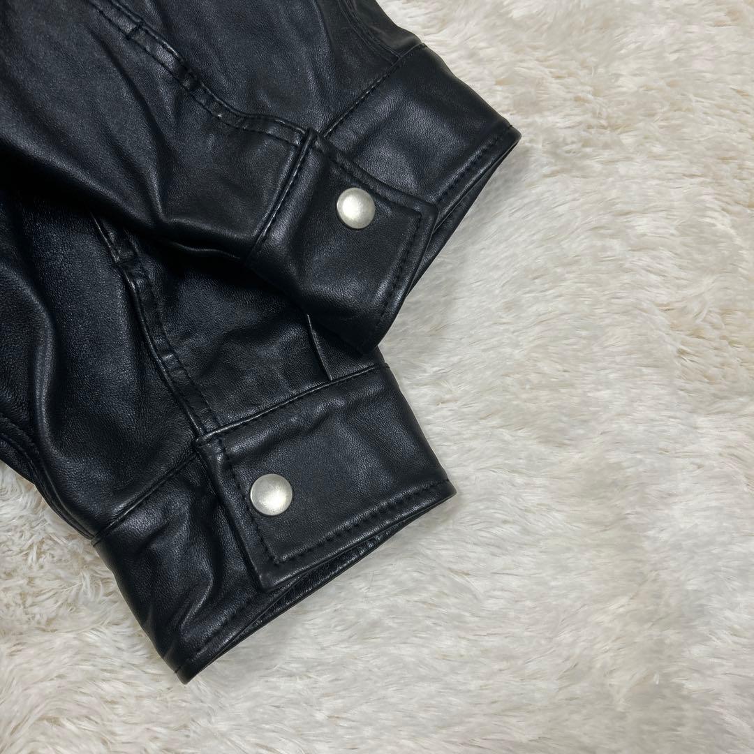カ*プ様 【新品タグ付き】BEAMS ビームス　レザージャケット　黒　羊革　M