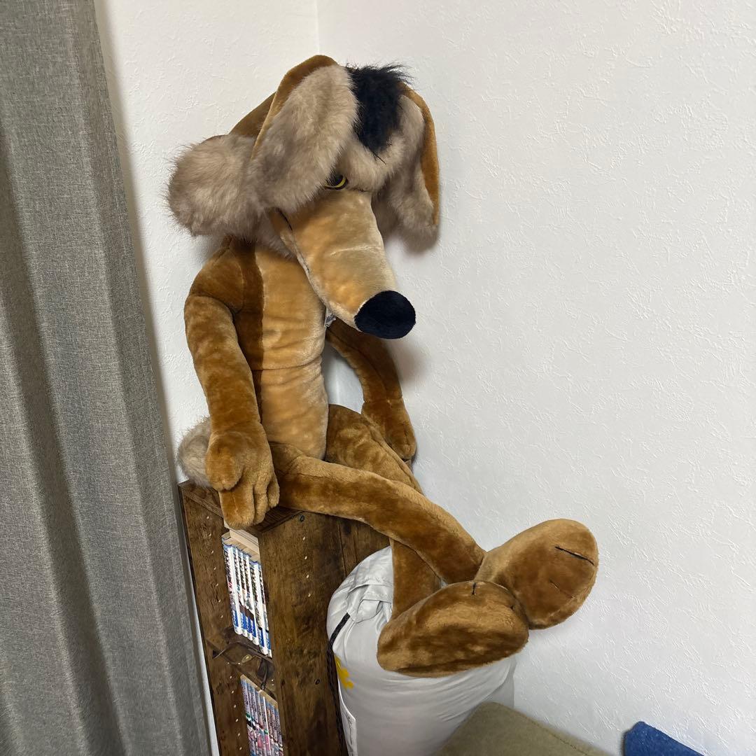 激*r様 ワイリーコヨーテ　ビッグ　デカいぬいぐるみ