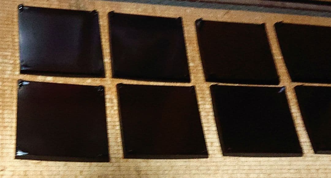 吸物膳漆器 金箔装飾 10枚セット A329